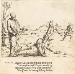 The Punishment of Ananias and Sapphira