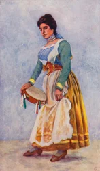 Dancer of the Tarantella at Sorrento