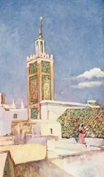 The Minaret of the Great Mosque of Tangier
