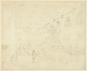 Study for Chapel of the Philanthropic Society, from Microcosm of London