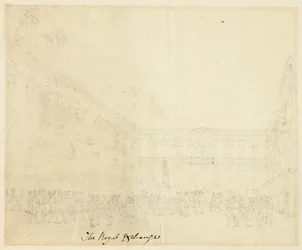 Study for The Royal Exchange, from Microcosm of London