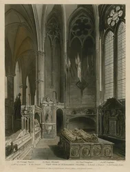 West side of St Erasmus Chapel, Westminster Abbey, London