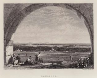 Damascus (colour litho)