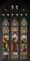 Edward the Confessor, Virgin and Child, and St. John the Evangelist