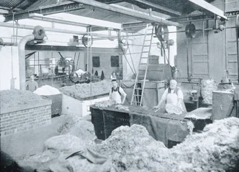 Interior of a Hat Mill, Victoria, from 