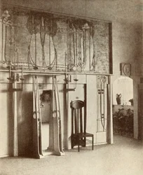 The Mackintosh exhibition room, 8th Vienna Secession, 1900
