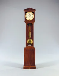 A Month-Going Bodenstanduhr with Equation of Time and Full Calendar