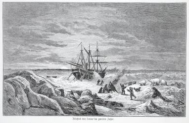Farewell of the sun in the second year, 1876