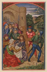 Jesus Bearing the Cross (chromolitho)