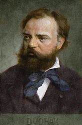 Postcard Depicting Antonin Dvorak (1841-1904) Before 1914