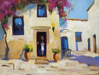 Bougainvillea Village Doorway