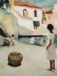 Coastal Village Path