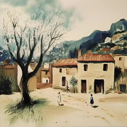 Spring Village Path