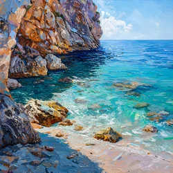 Turquoise Mediterranean Coast