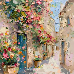Vibrant Alley Blooms