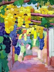 Vibrant Grape Path