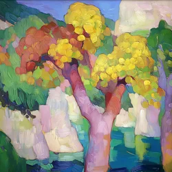 Vibrant Summer Landscape