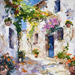 Vibrant Village Street
