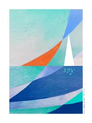 Geometric Ocean Sailboat