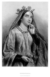 Berengaria of Navarre c1164-1230, queen consort of King Richard I, 19th century