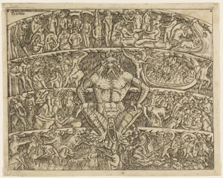 The Inferno According to Dante, from the Campo Santo Frescos in Pisa