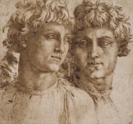 Two Studies of the Head of a Youth