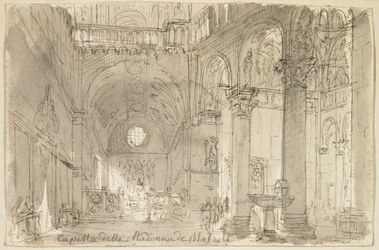 View of the Chapel of the Madonna de