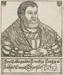 Ernest, from Saxon Dukes and Electors