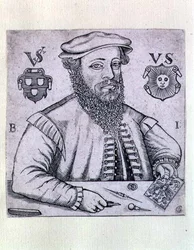 Portrait of Virgilius Solis, German printmaker