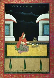 Woman Seated on a Rug, 1750