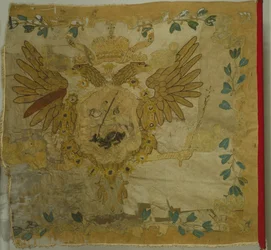 Saint George Flag of the Infantry Regiment at the Time of Anna Ioannovna, 1730s