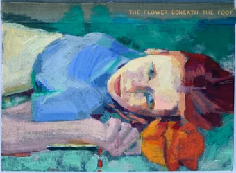 Flower beneath the foot
