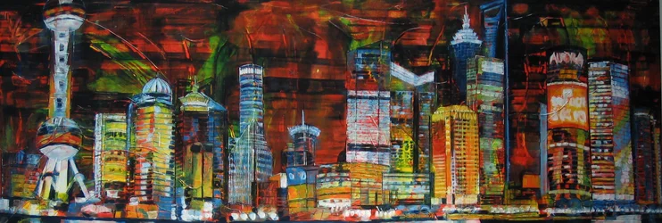 Vibrant City Night