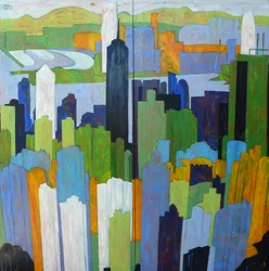 Vibrant City Skyline