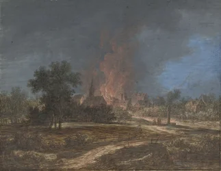 Fire in a Village