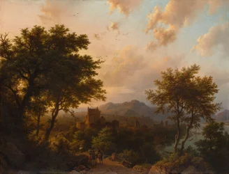 Sunset on the Rhine, 1853