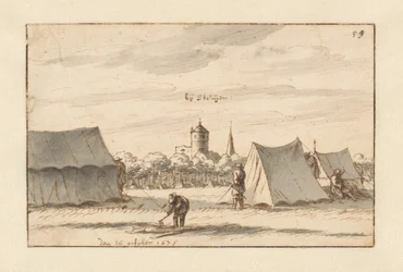 Encampment of the Army of William III near Sint-Truiden, Limburg