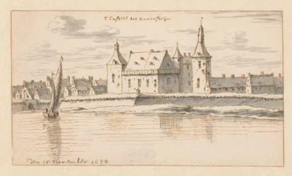View of the Kasteel van Ravenstein, Noord-Brabant