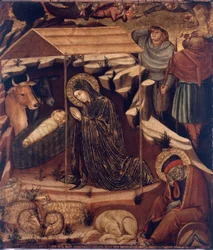 Adoration of shepherds, c.1375-79