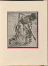 Female Dancer as a Nymph, Bowing