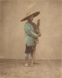 Chinese Man Wearing Hat