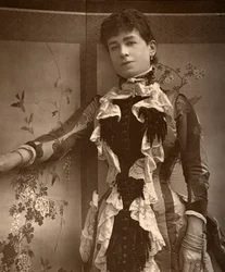 British actress Lady Monckton in Jim the Penman, 1886
