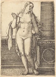 Lucretia Standing at a Column