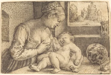 Madonna with Skull
