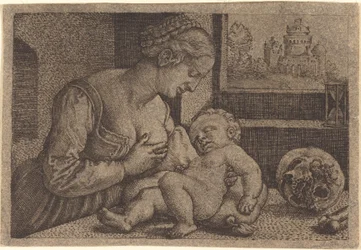 Madonna with Skull