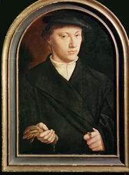 Portrait of a Young Man with Gloves