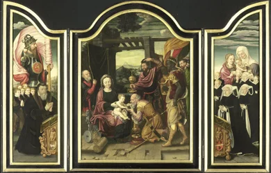 Triptych with the Adoration of the Magi