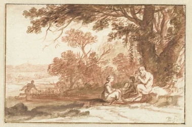 Landscape with the Nymph Corsica and the Satyr