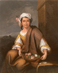 The Spanish Flower Girl