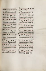 Missale: Fol. 112: contains some music as part of Palm Sunday liturgy